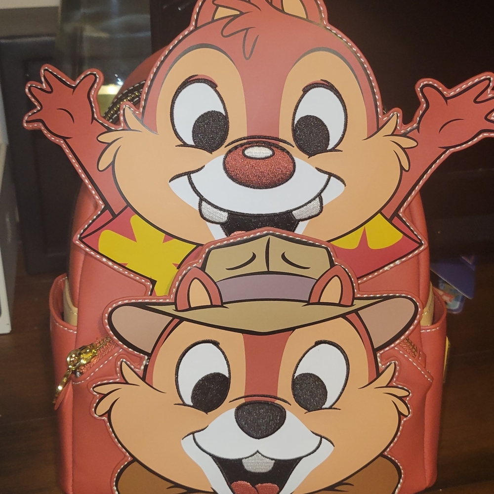 Loungefly Chip and Dale Character Backpack